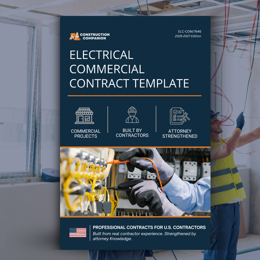 Commercial Electrical Contract Template