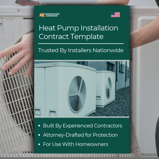 HEAT PUMP INSTALLATION CONTRACT TEMPLATE
