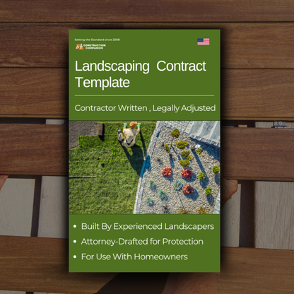 Landscaping Contractor Contract Template
